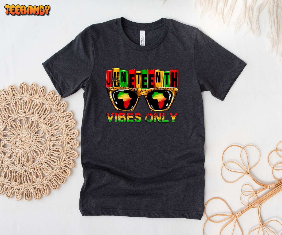 Black Lives Matter Juneteenth Vibes Only Free-Ish Unisex T Shirt