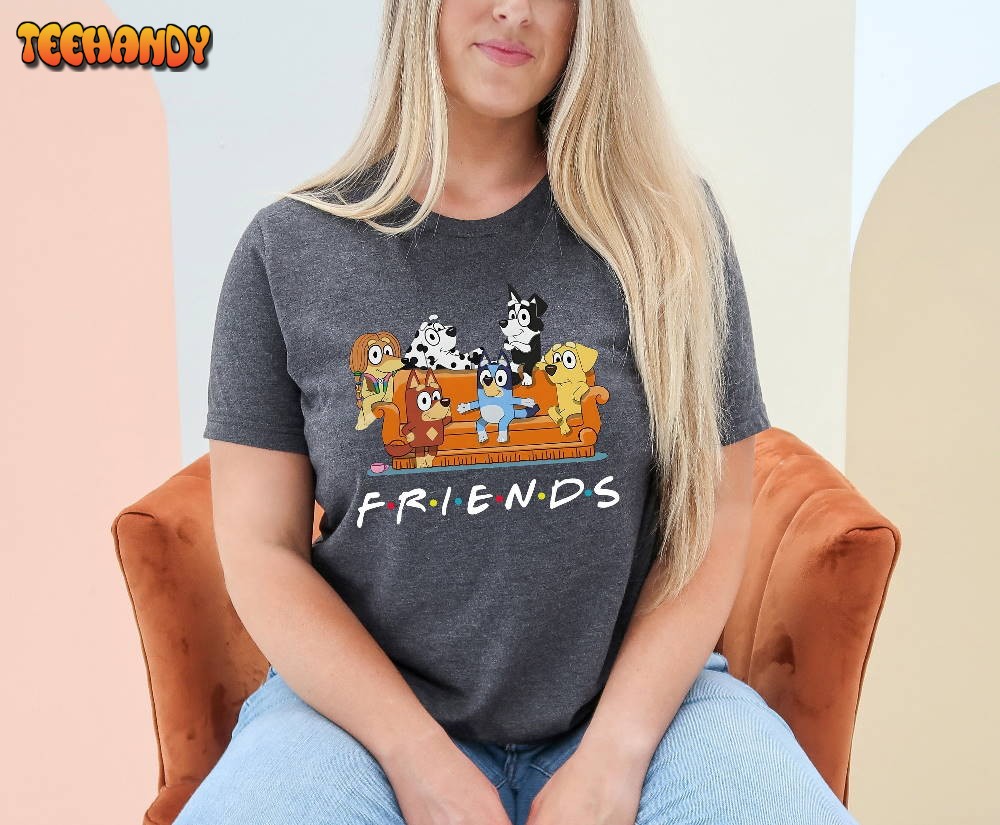 Bluey Friends Shirt, Bluey Birthday Party Shirt, Bluey Heeler Family Shirt