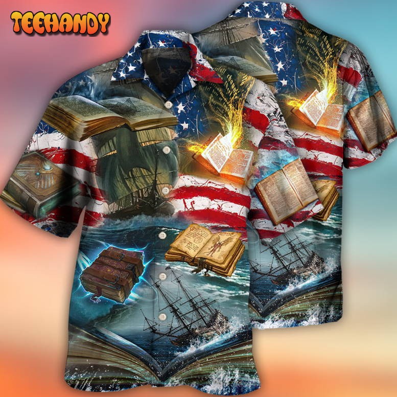 Book Independence Day Hawaiian Shirt