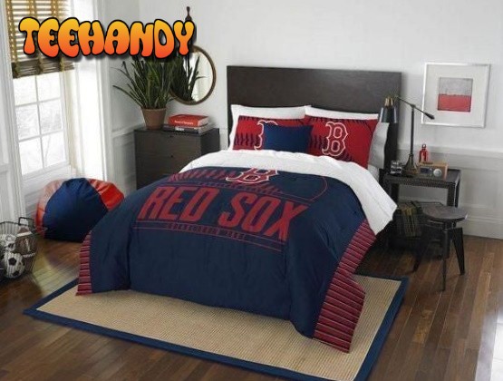 Boston Red Sox 3 Bedding Set Halloween and Christmas