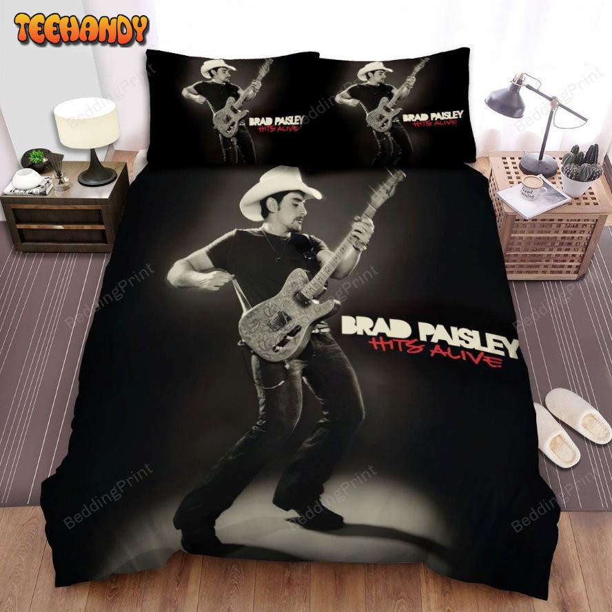 Brad Paisley, Hits Alive Duvet Cover Bedding Set