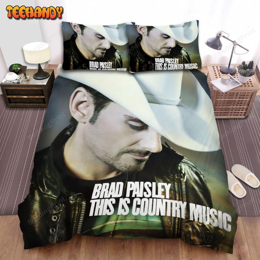 Brad Paisley, This Is Country Music Duvet Cover Bedding Set