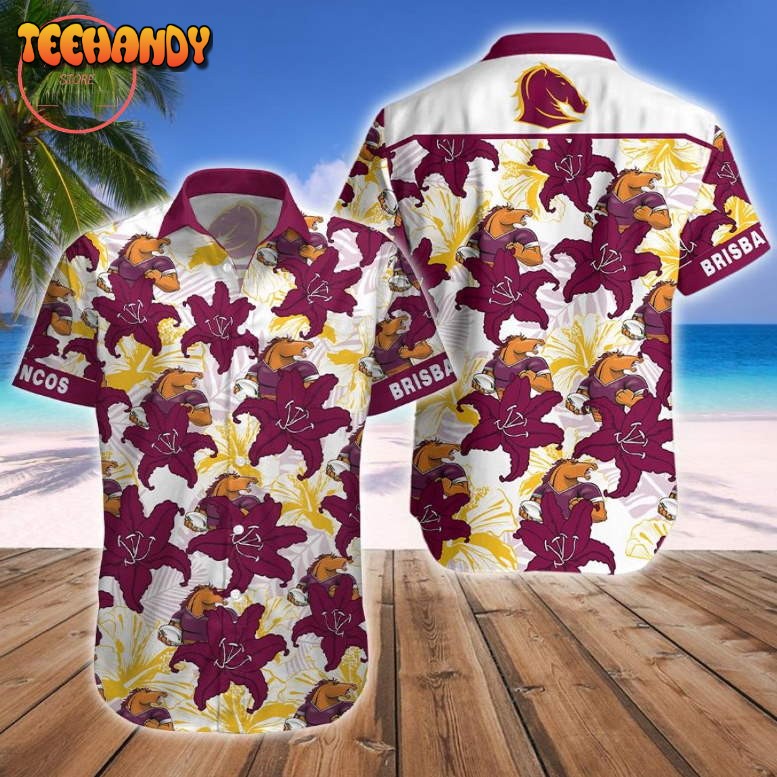 Brisbane Broncos Mascot Hawaiian Shirt