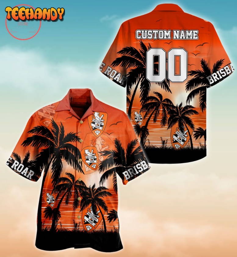 Brisbane Roar FC Customized Hawaiian Shirt