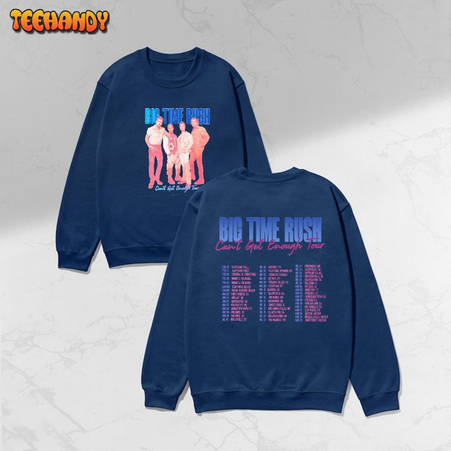 BTR Can’t Get Enough Tour 2 sides TShirt, Pop Music 2023 Tour Shirt