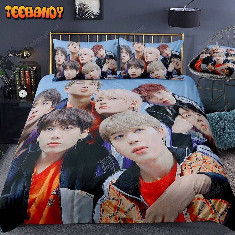 BTS Kpop Boygroup Bedding Set