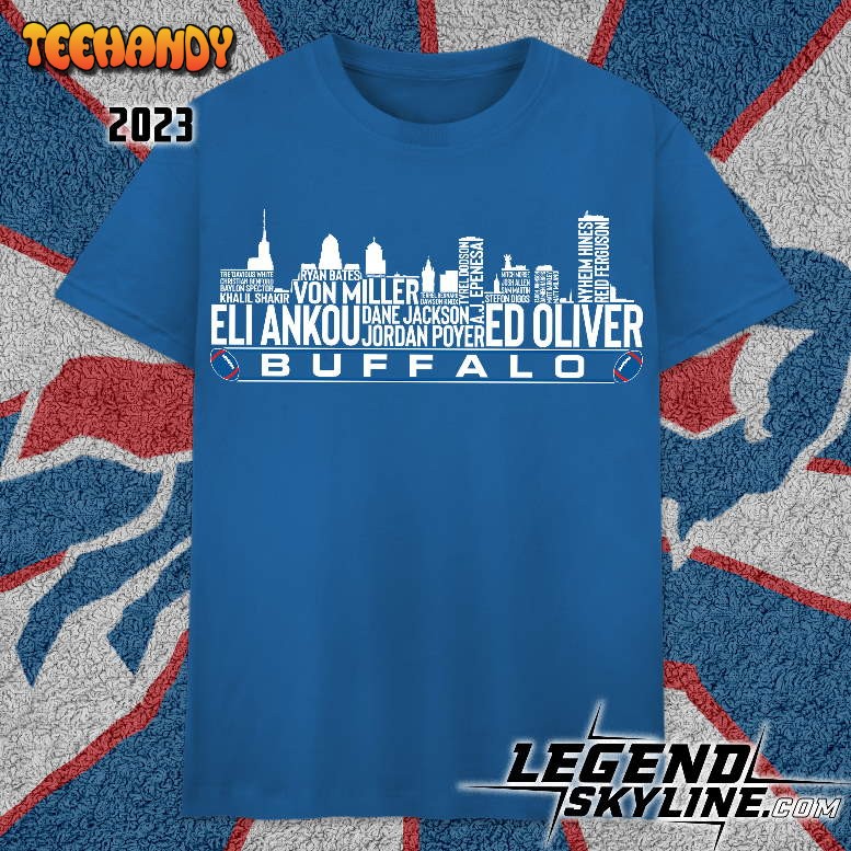 Buffalo Football Team 23 Palyer Roster, Buffalo Skyline Unisex T Shirt