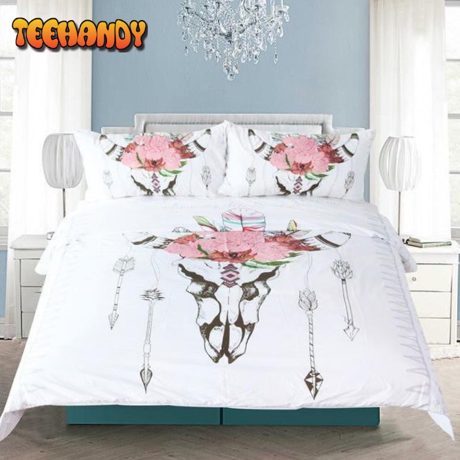 Bull Head Skull Bed Set