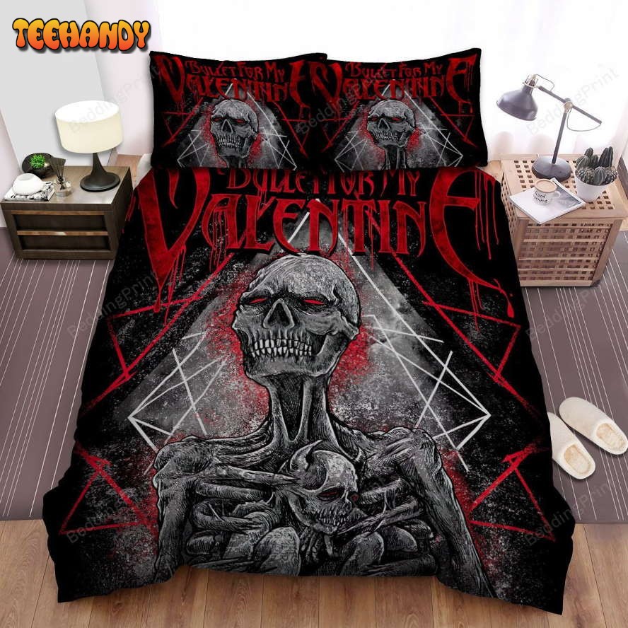 Bullet For My Valentine Skeleton Art Bedding Set