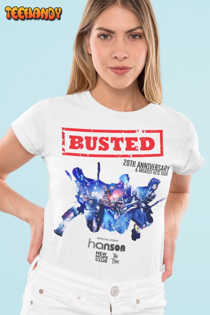 Busted 2023 Tour T-Shirt, Music Band Shirt, Greatest Hits Busted Band Shirts