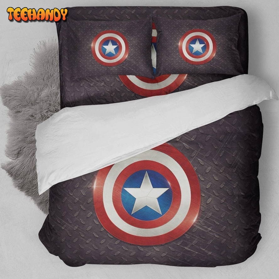 Captain America Logo Bedding Set