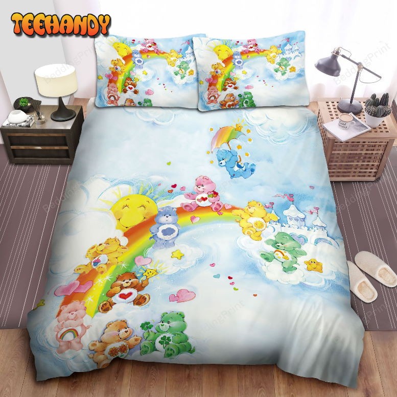 Care Bears Sliding Off The Rainbow Bedding Set