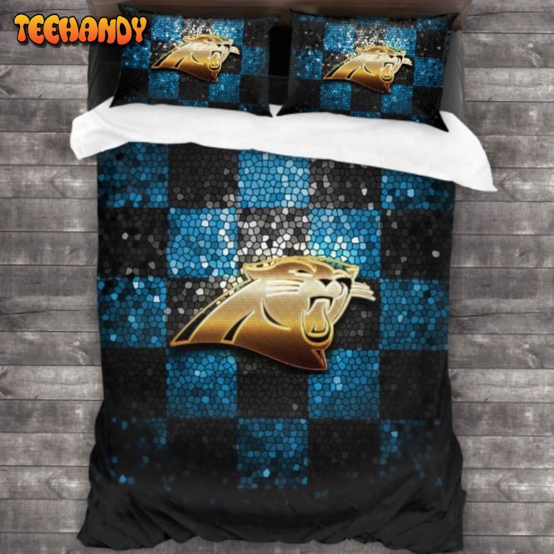 Carolina Panthers Logo Bedding Set