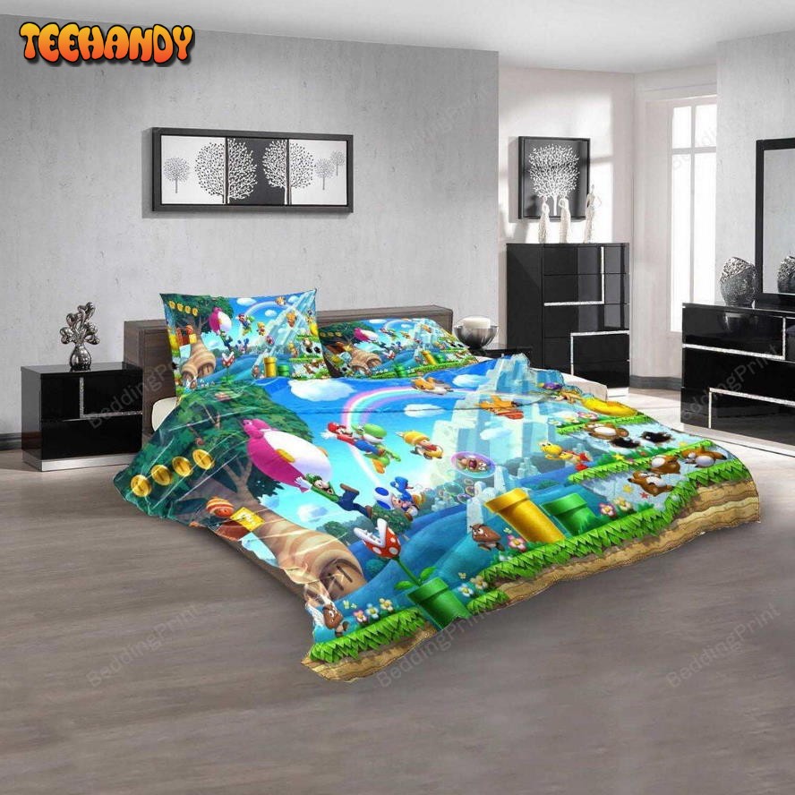 Cartoon Movies Super Mario World N 3d Bedding Sets