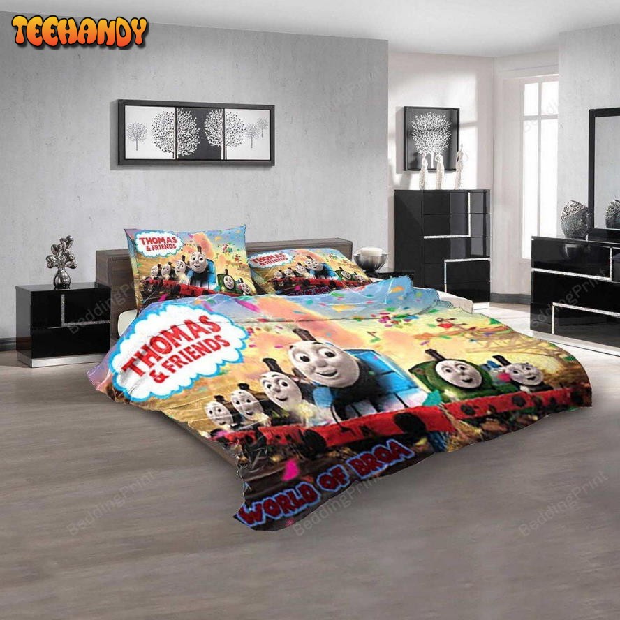 Cartoon Movies Thomas And Friends N 3d Duvet Cover Bedding Sets