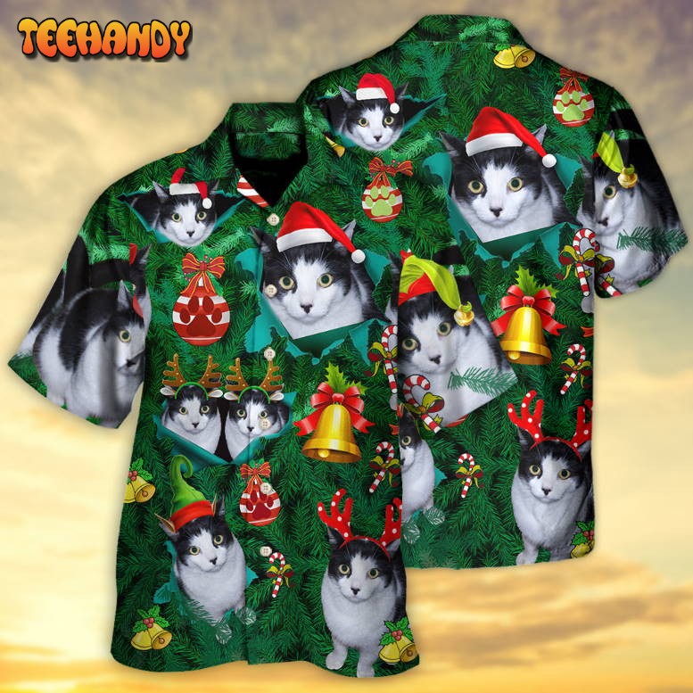 Cat Lovely Cat Christmas Hawaiian Shirt