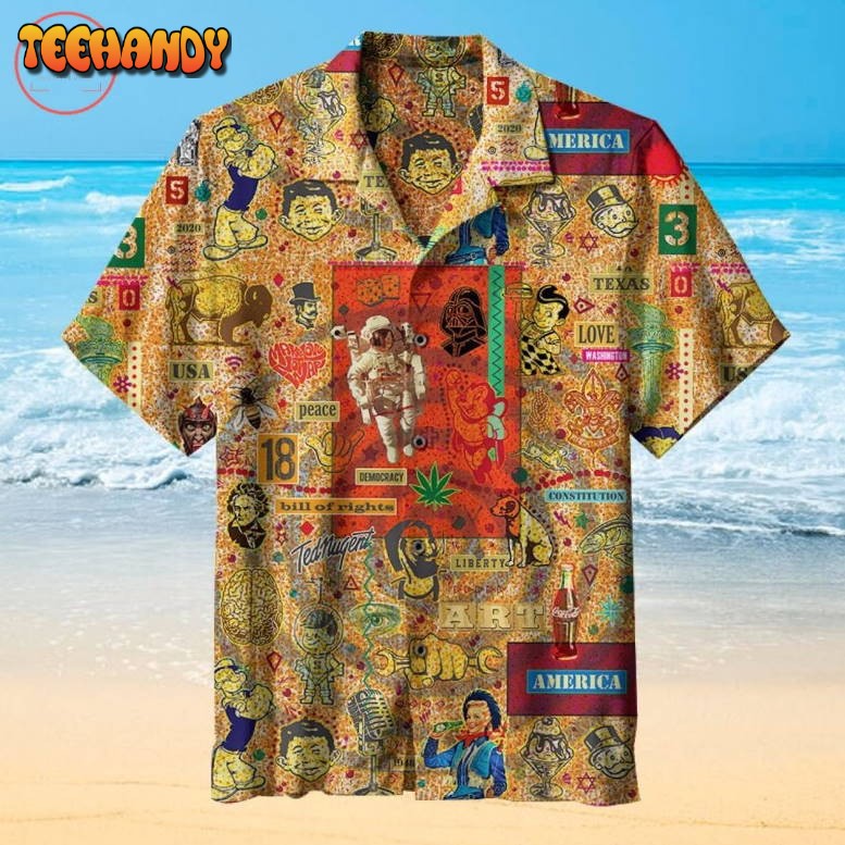 Character Collage Hawaiian Shirt