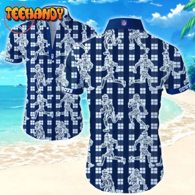 Checked Dallas Cowboys players Hawaiian shirts