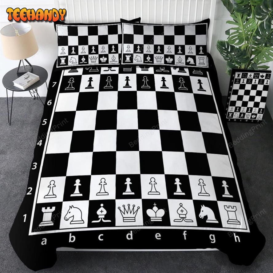 Chess Board Bed Sheets Duvet Cover Bedding Sets