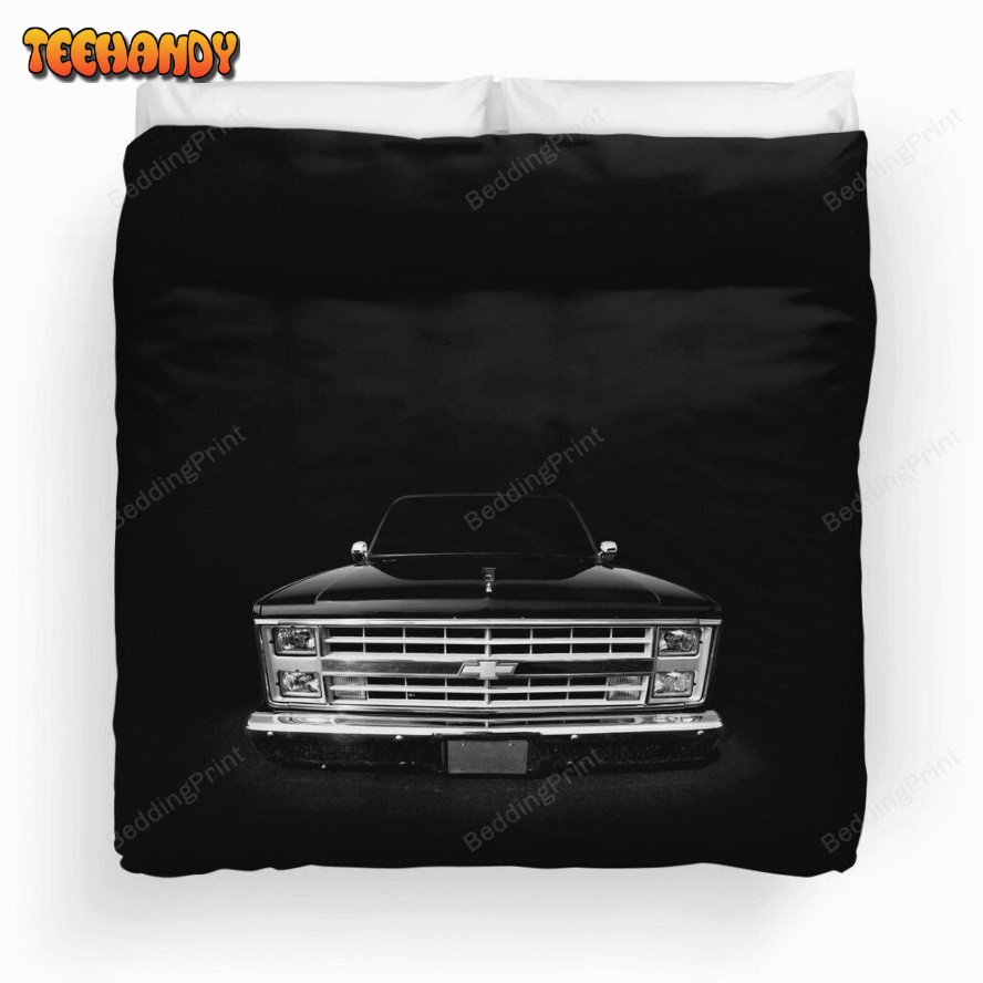 Chevy Silverado Square Body Pickup Black Bedding Set