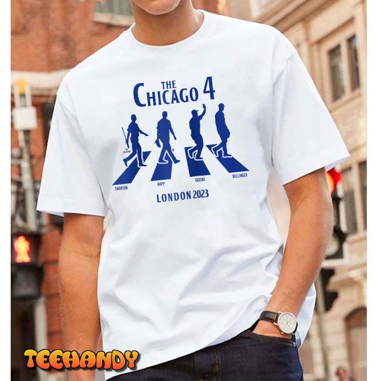 Chicago Baseball London Crosswalk MLBPA Raglan Baseball Unisex T Shirt