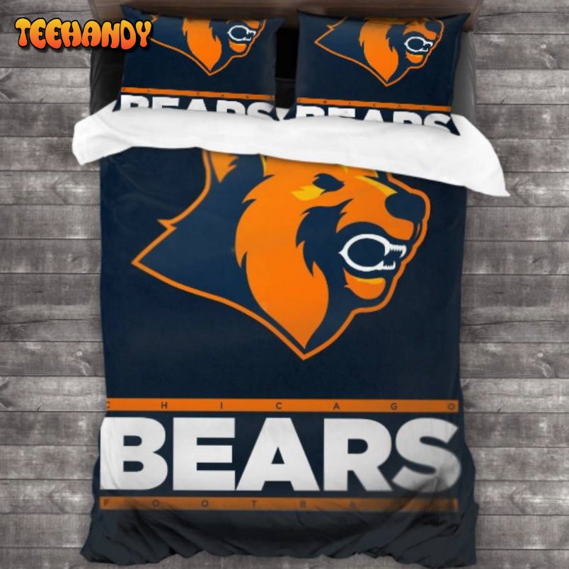 Chicago Bears Logo Bedding Set