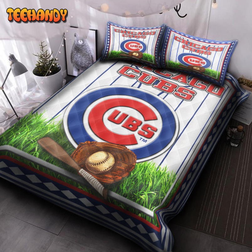 Chicago Cubs V2 Quilt Bedding Set