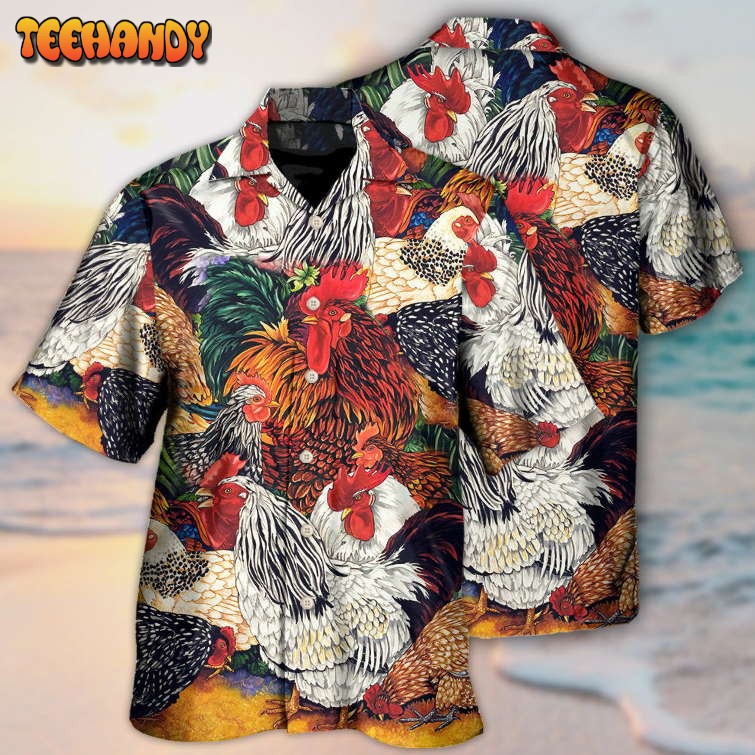 Chicken Farm Awesome Love Life Hawaiian Shirt