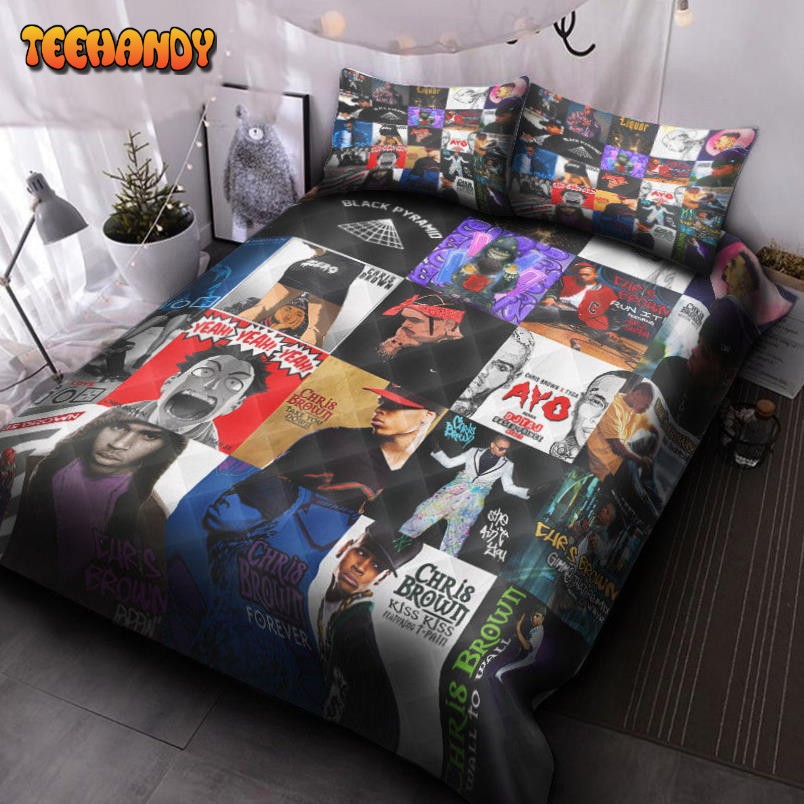 Chris Brown Singles Bedding Set