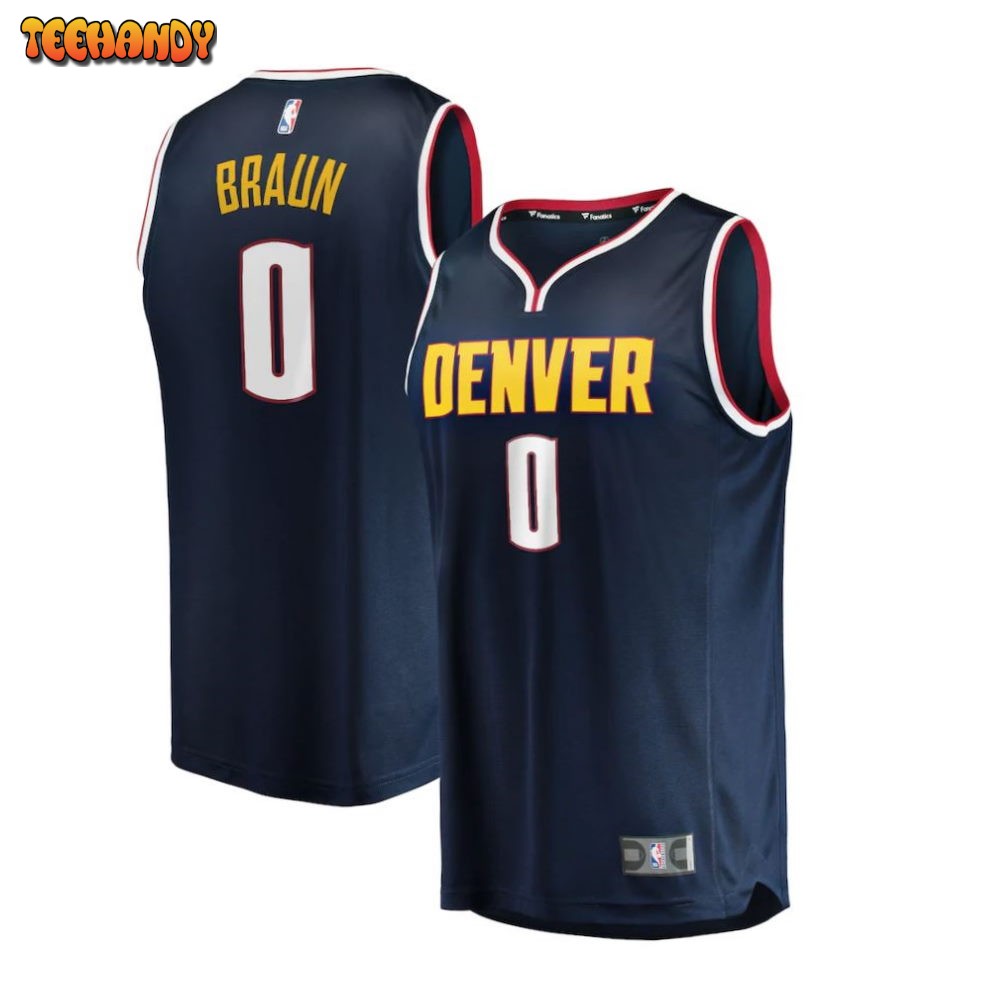 Christian Braun Denver Nuggets 2022 NBA Break Replica Player Jersey