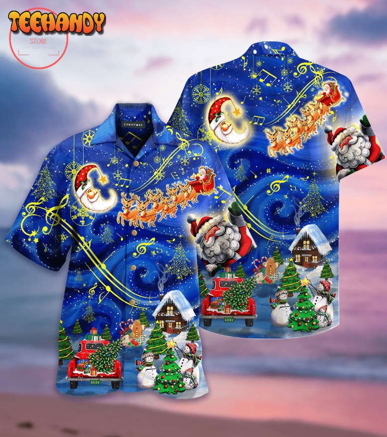 Christmas Sky Hawaiian Shirt