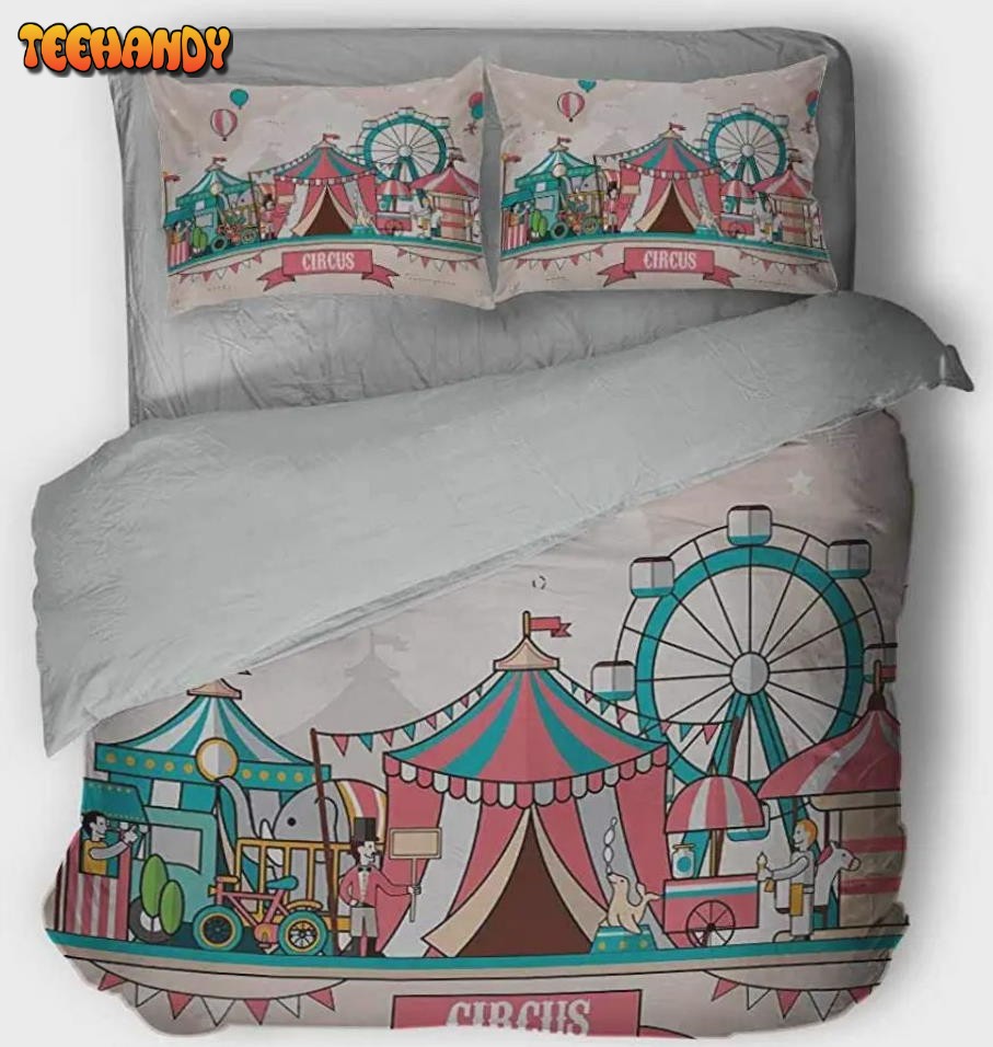 Circus Bed Sheets Duvet Cover Bedding Sets