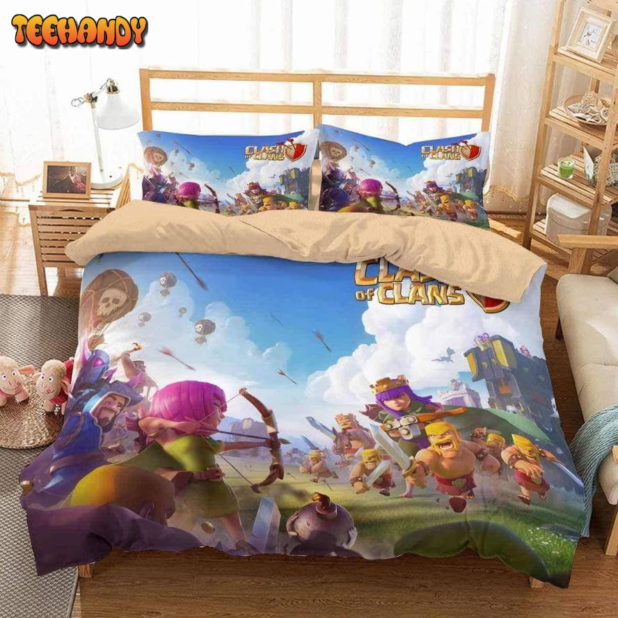 Clash Of Clans Duvet Cover Bedding Set