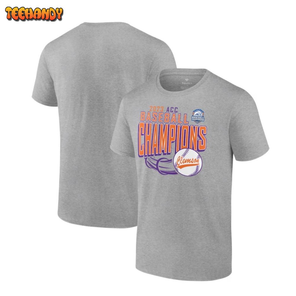 Clemson Tigers 2023 ACC Baseball Conference Tournament Champions T-Shirt