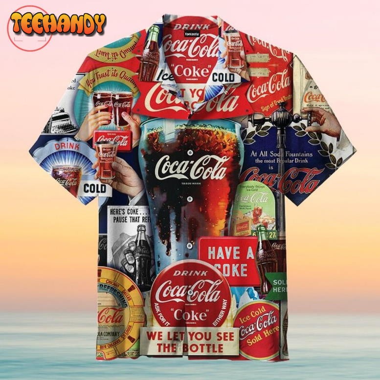 Coca-Cola Decades of Tradition Hawaiian Shirts