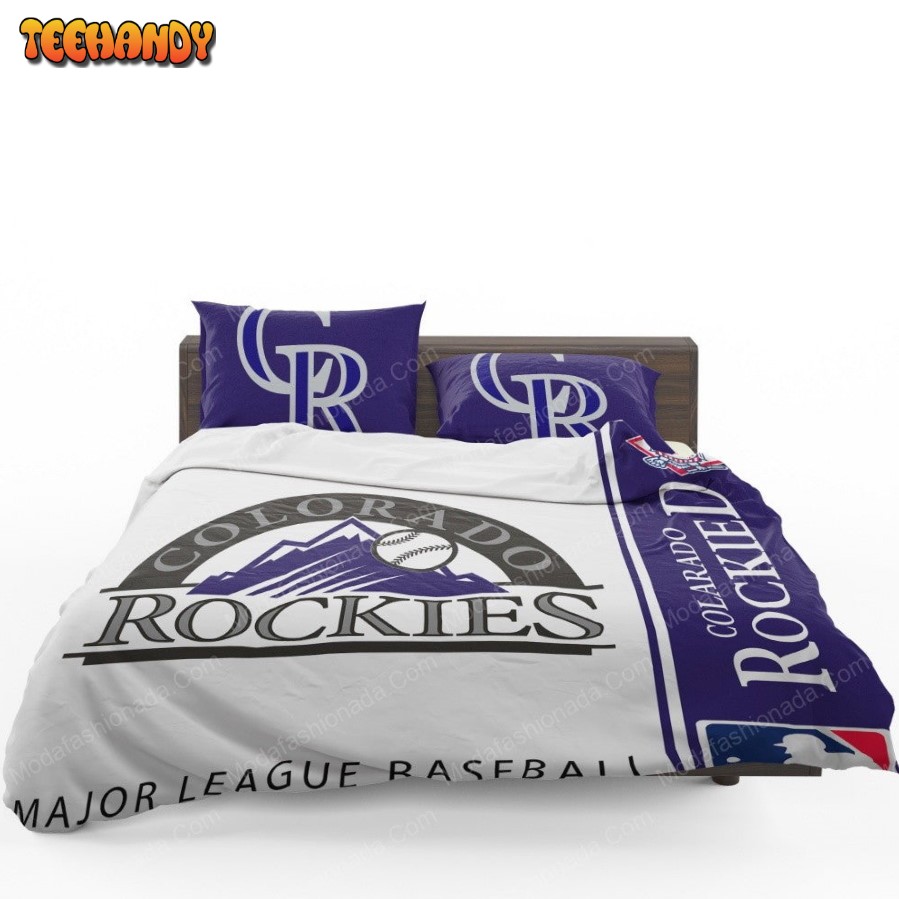 Colorado Rockies MLB Baseball National League Sport 1 Bedding Set