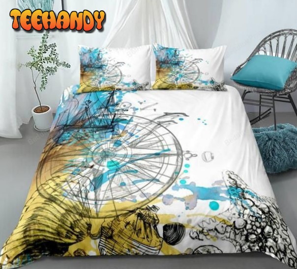 Colorful Compass Colorful Duvet Cover Bedding Set