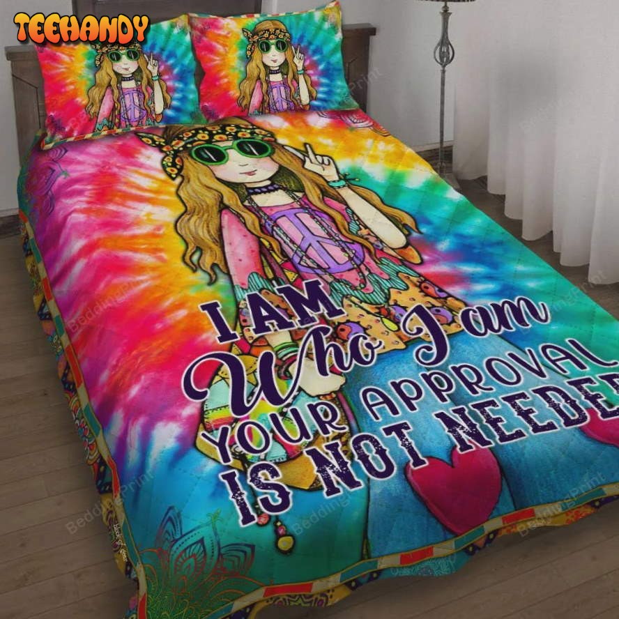 Colorful Hippie Girl Duvet Cover Bedding Sets