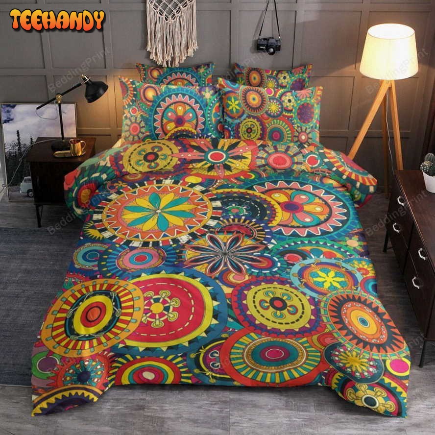 Colorful Indian Pattern Duvet Cover Bedding Set