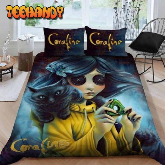 Coraline Bedding Set Sleepy Halloween