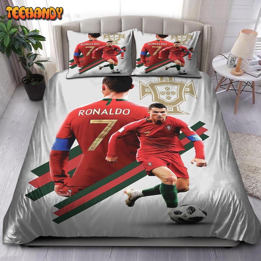 Cristiano Ronaldo Portugal Bedding Set For Fan