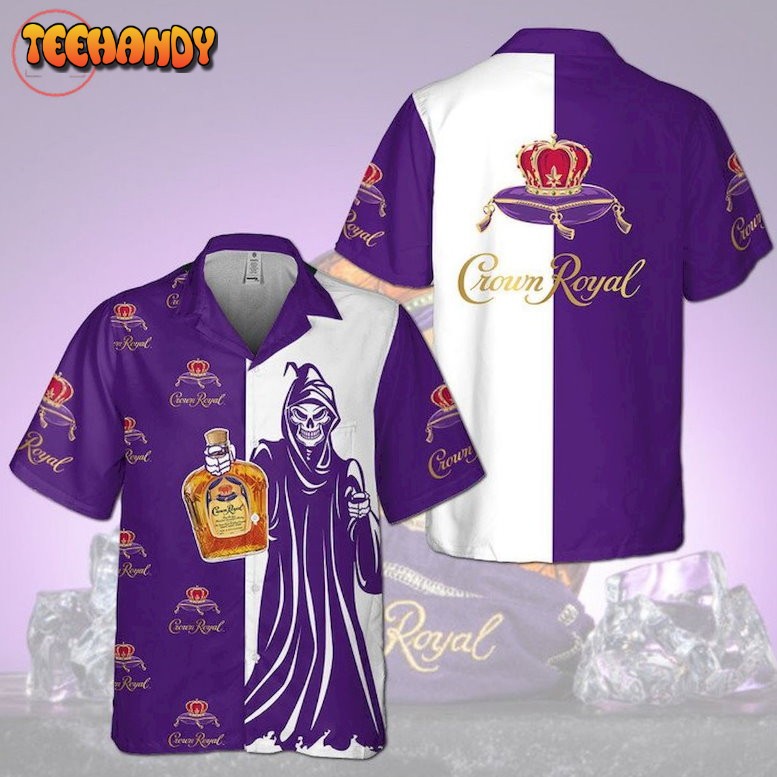 Crown Royal Skull Hawaiian Shirt