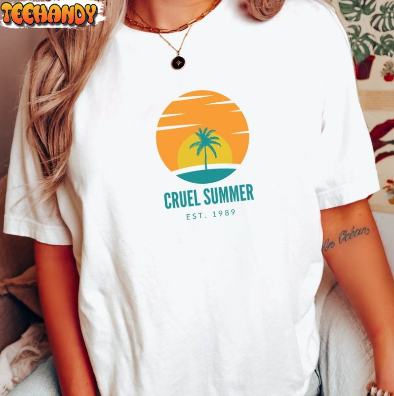 Cruel Summer Shirt , Eras Album Lyrics Unisex Hoodie