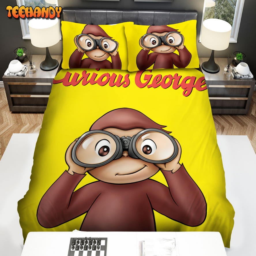 Curious George Solo Picture Spread Duvet Cover Bedding Set