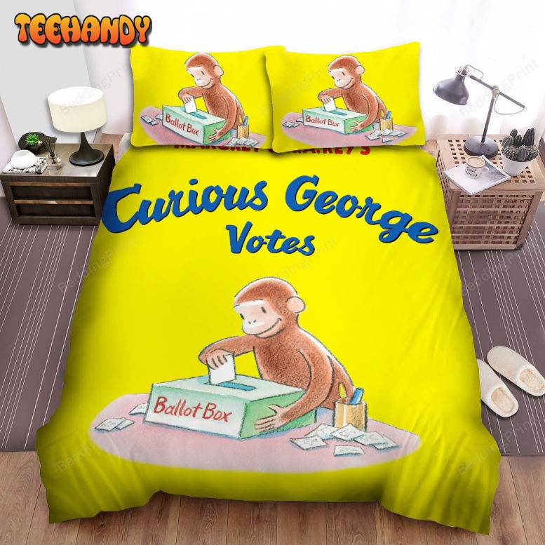Curious George Votes Duvet Cover Bedding Set