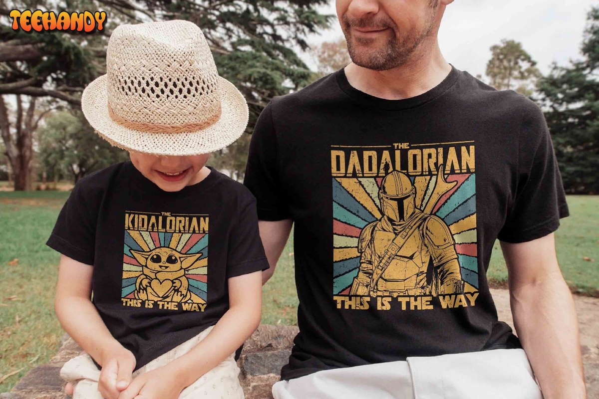 Dadalorian And Kidalorian Star Wars Dad Unisex T Shirt