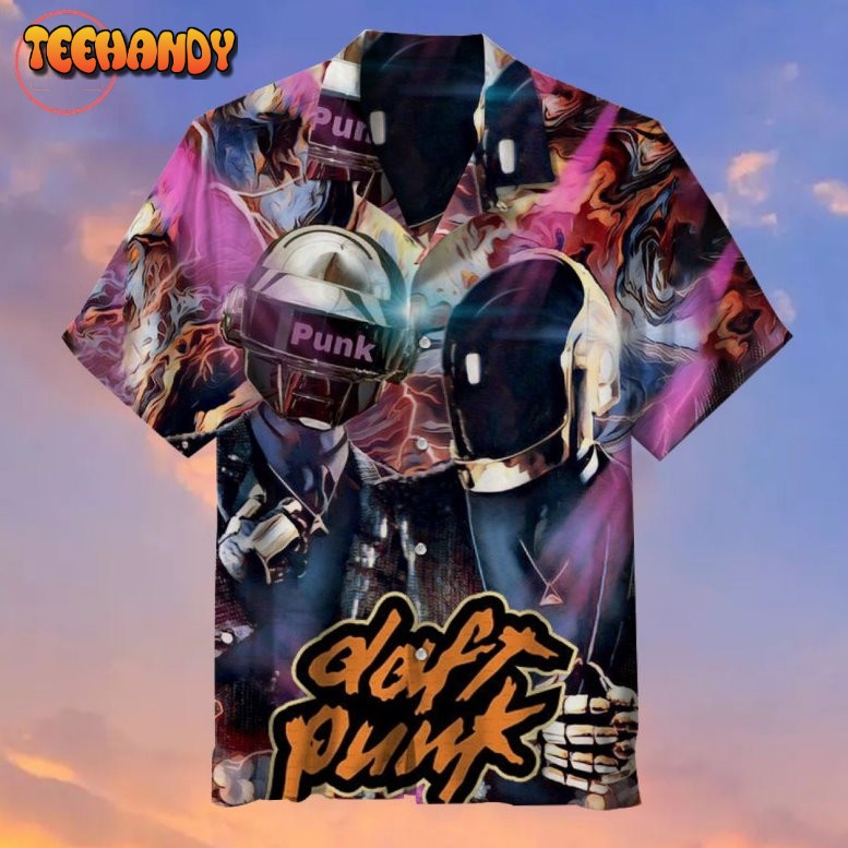 Daft Punk Helmet Hawaiian Shirt