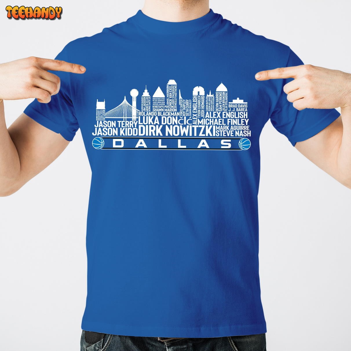 Dallas Basketball Team All Time Legends, Dallas City Skyline Unisex T Shirt