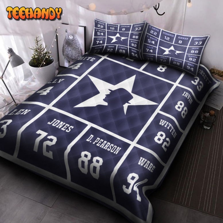 Dallas Cowboys V12 Bedding Set