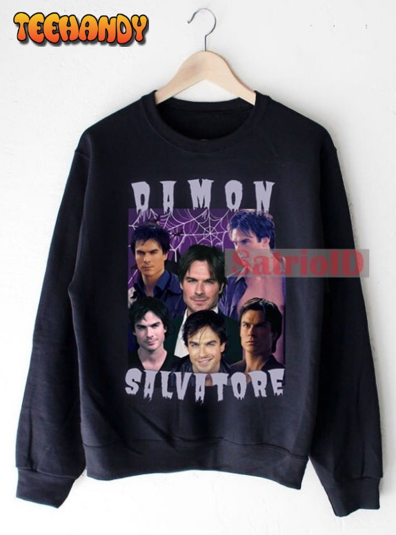 Damon Salvatore Sweatshirt Paul Wesley Shirt, The Vampie Diaries Shirt